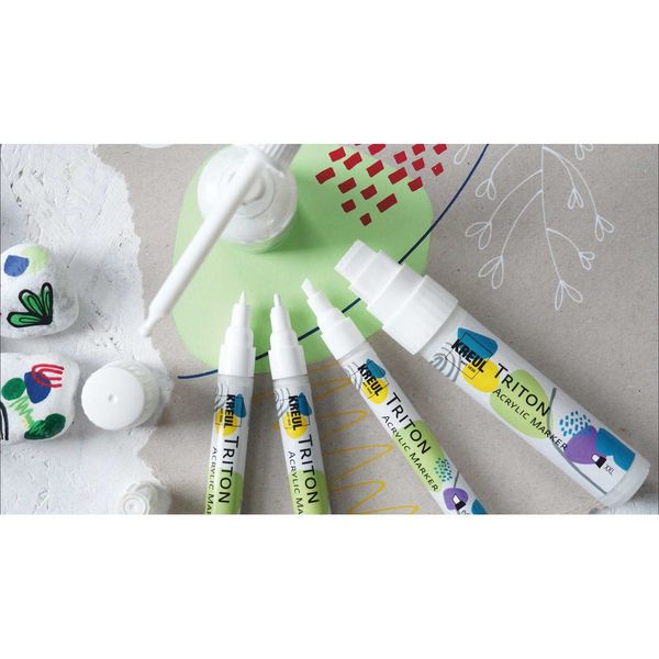 Produktbild: KREUL Triton Acrylic Marker edge 6er Set
