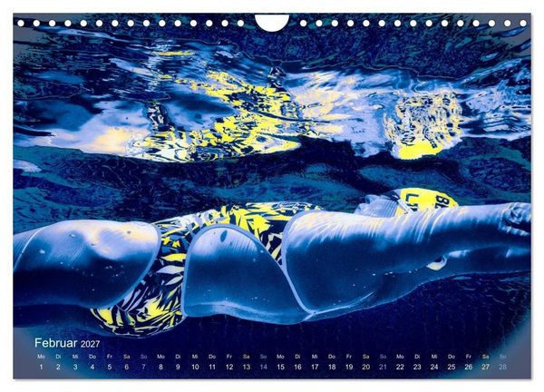 Produktbild: SCHWIMMGL&Uuml;CK (Wandkalender 2027 DIN A4 quer), CALVENDO Monatskalender