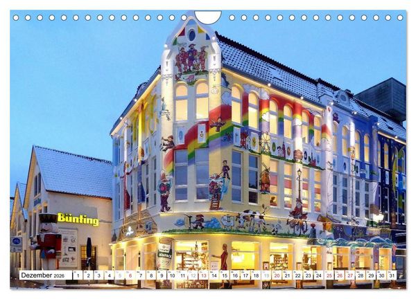 Produktbild: Leer - Ostfriesische Impressionen 2026 (Wandkalender 2026 DIN A4 quer), CALVENDO Monatskalender