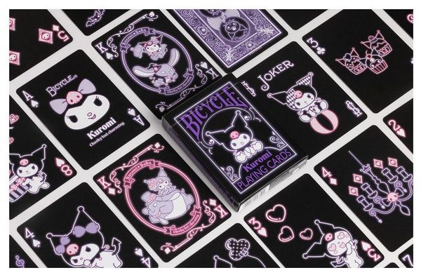 Produktbild: Bicycle Kuromi (Designer Spielkarten, Poker, Skat...)