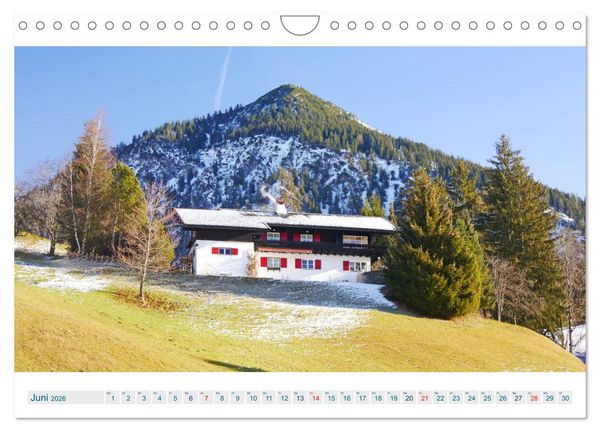 Produktbild: Oberstdorf. Atemberaubende Ansichten aus den Allg&auml;uer Alpen (Wandkalender 2026 DIN A4 quer), CALVENDO Monatskalender