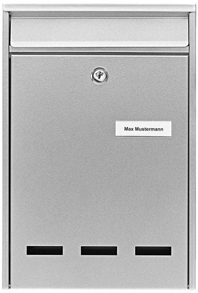 Produktbild: Burg W&auml;chter 61020 POCKET 5871 SI Briefkasten Stahl Silber Schl&uuml;sselschloss