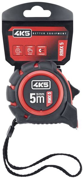 4K5 Tools RMX 5 RollMeter 5m 606.100-5 Maßband 5m