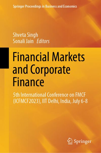 Produktbild: Financial Markets and Corporate Finance
