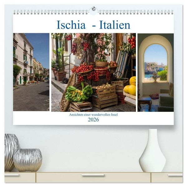 Produktbild: Ischia - Italien (hochwertiger Premium Wandkalender 2026 DIN A2 quer), Kunstdruck in Hochglanz