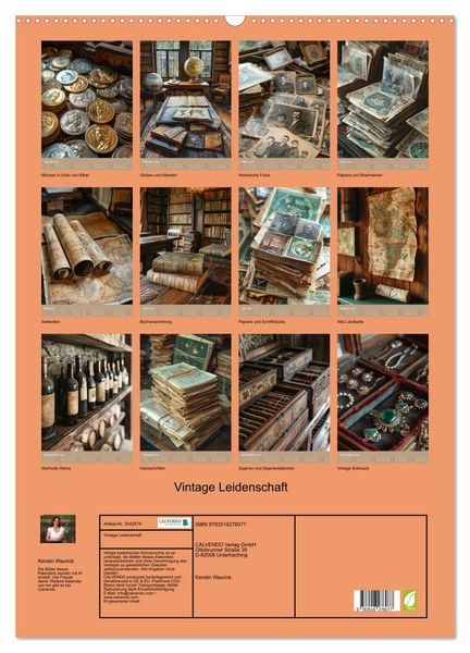 Produktbild: Vintage Leidenschaft (Wandkalender 2026 DIN A2 hoch), CALVENDO Monatskalender