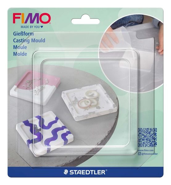 Produktbild: STAEDTLER Gie&szlig;form FIMO Gie&szlig;form Schale viereck, 1 St&uuml;ck