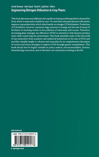 Produktbild: Engineering Nitrogen Utilization in Crop Plants