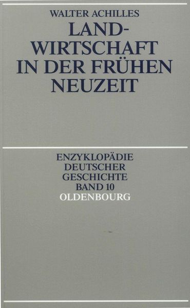 Produktbild: Landwirtschaft in der Fr&uuml;hen Neuzeit