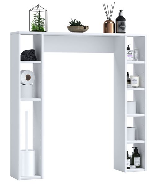 Produktbild: Holz Wandregal &Uuml;berbau WC Bad Regal Tinol M
