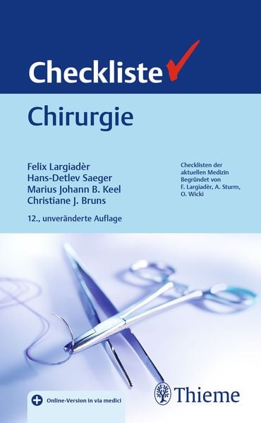 Checkliste Chirurgie, Set von , Thieme, 9783132451834