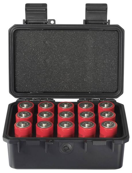 Produktbild: VOLTCRAFT Outdoor Akku-/Batteriekoffer 15x Baby (C) (L x B x H) 18 x 13.5 x 7.5cm