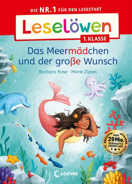 Produktbild: Lesel&ouml;wen 1. Klasse - Das Meerm&auml;dchen und der gro&szlig;e Wunsch