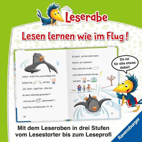 Produktbild: Leserabe Vor-Lesestufe - Pinguin Pinu taut auf