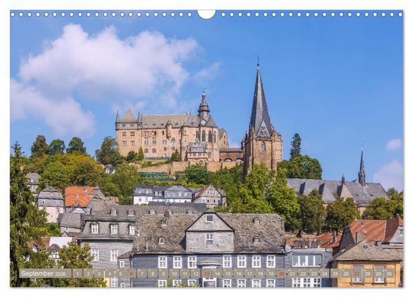 Produktbild: Marburg an der Lahn (Wandkalender 2026 DIN A3 quer), CALVENDO Monatskalender