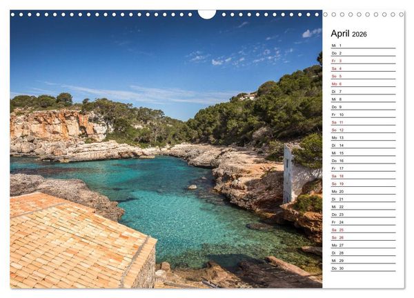 Produktbild: Mallorca - Str&auml;nde im S&uuml;dosten (Wandkalender 2026 DIN A3 quer), CALVENDO Monatskalender