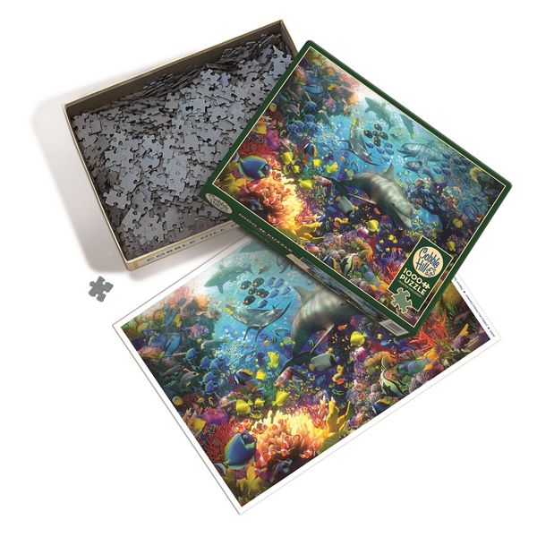 Produktbild: COBBLE HILL PUZZLES - Lebendiges Meer 1000 Teile