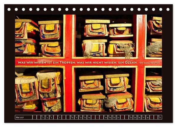 Produktbild: Tibet - Tibet - Tibet 2027 (Tischkalender 2027 DIN A5 quer), CALVENDO Monatskalender