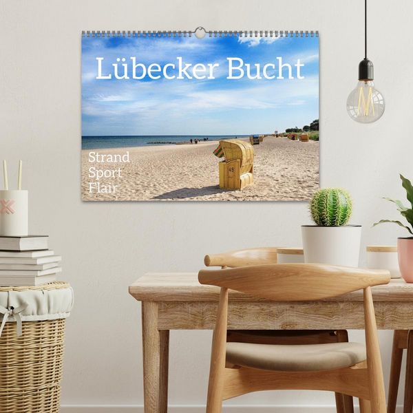 Produktbild: L&uuml;becker Bucht Strand - Sport - Flair (Wandkalender 2026 DIN A3 quer), CALVENDO Monatskalender