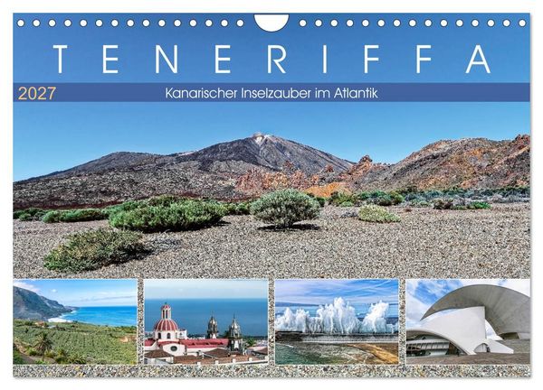Produktbild: TENERIFFA Kanarischer Inselzauber im Atlantik (Wandkalender 2027 DIN A4 quer), CALVENDO Monatskalender