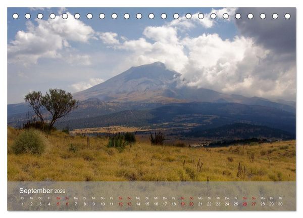 Produktbild: Bekanntes und Unbekanntes MEXIKO (Tischkalender 2026 DIN A5 quer), CALVENDO Monatskalender