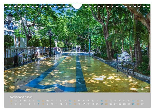 Produktbild: Marbella - andalusische Mittelmeerk&uuml;ste (Wandkalender 2026 DIN A4 quer), CALVENDO Monatskalender