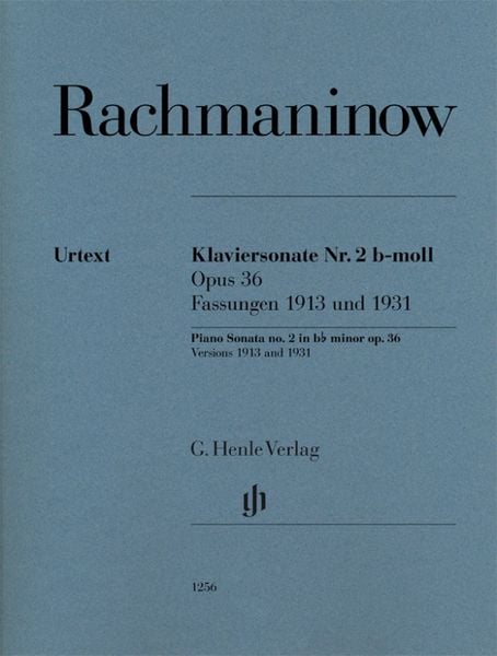 Produktbild: Sergej Rachmaninow - Klaviersonate Nr. 2 b-moll op. 36, Fassungen 1913 und 1931
