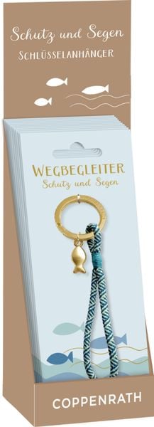 Produktbild: Kurzes Schl&uuml;sselband m. Fischanh. - Schutz und Segen