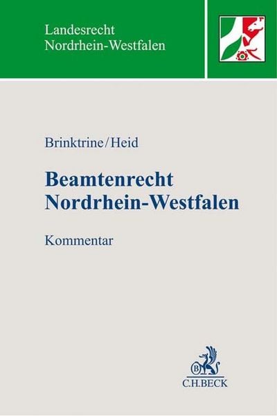 Produktbild: Beamtenrecht Nordrhein-Westfalen. Beamtenrecht NRW