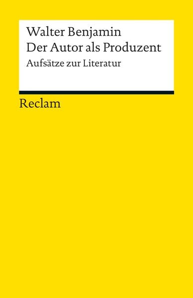 Produktbild: Der Autor als Produzent