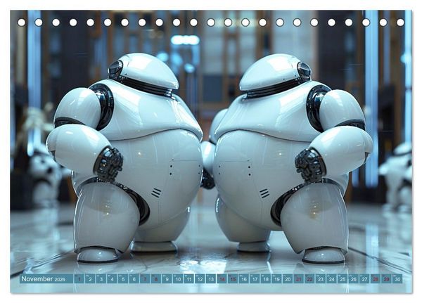 Produktbild: Neues aus dem Roboter Sport Club (Tischkalender 2026 DIN A5 quer), CALVENDO Monatskalender