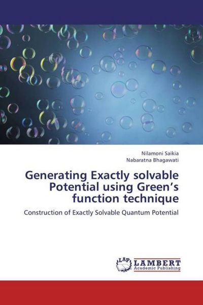 Produktbild: Saikia, N: Generating Exactly solvable Potential using Green
