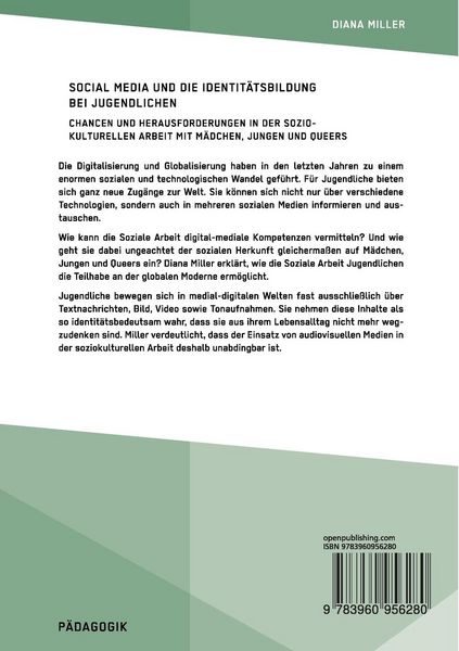 Produktbild: Social Media und die Identit&auml;tsbildung bei Jugendlichen. Chancen und Herausforderungen in der soziokulturellen Arbeit mit M&auml;dchen, Jungen und Queers