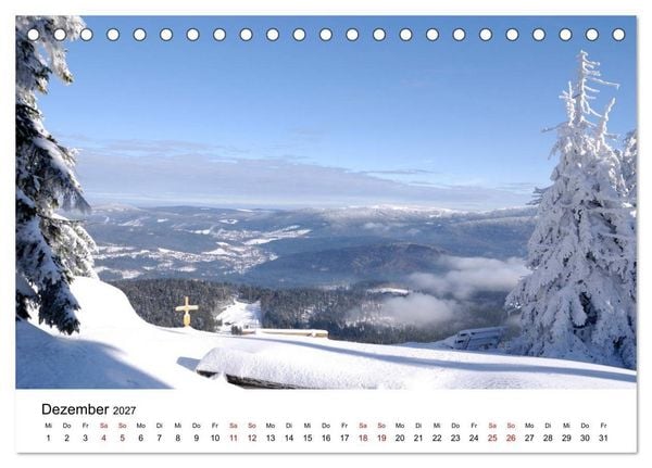 Produktbild: Gipfelkreuze im B&ouml;hmerwald (Tischkalender 2027 DIN A5 quer), CALVENDO Monatskalender