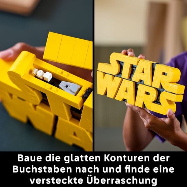 LEGO Star Wars 75407 Star Wars Logo aus LEGO Steinen - Spielzeug