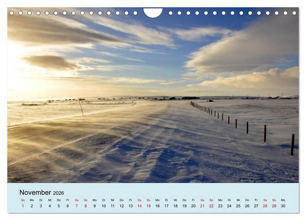 Produktbild: Lichtstimmungen des Nordens (Wandkalender 2026 DIN A4 quer), CALVENDO Monatskalender
