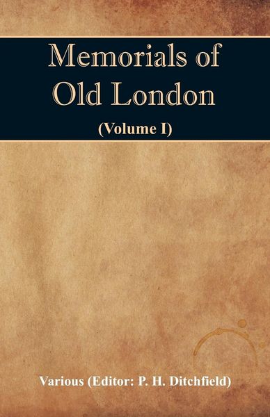 Produktbild: Memorials of Old London (Volume I)