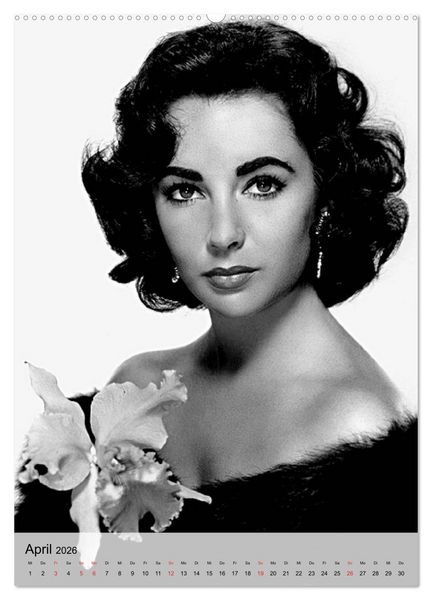 Produktbild: Elizabeth Taylor (hochwertiger Premium Wandkalender 2026 DIN A2 hoch), Kunstdruck in Hochglanz