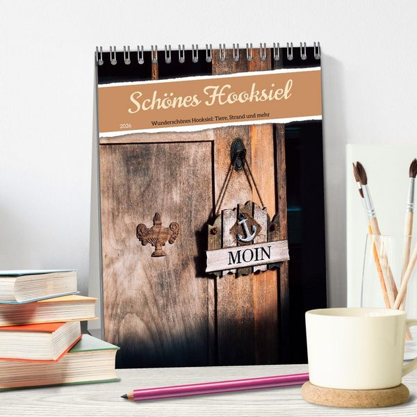 Produktbild: Sch&ouml;nes Hooksiel (Tischkalender 2026 DIN A5 hoch), CALVENDO Monatskalender