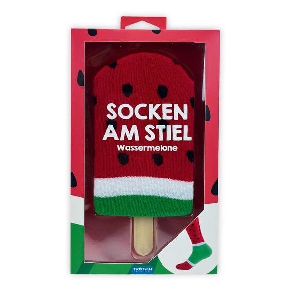 Produktbild: Tr&ouml;tsch Socken am Stiel Wassermelone