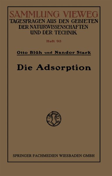 Produktbild: Die Adsorption