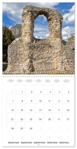 Produktbild: Bury St Edmunds - Historic town in eastern England (Wall Calendar 2026 12 &times; 12 Inch) CALVENDO 12 Month Wall Calendar