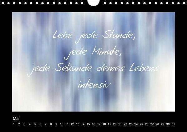 Produktbild: Monatsspr&uuml;che (Wandkalender immerw&auml;hrend DIN A4 quer)