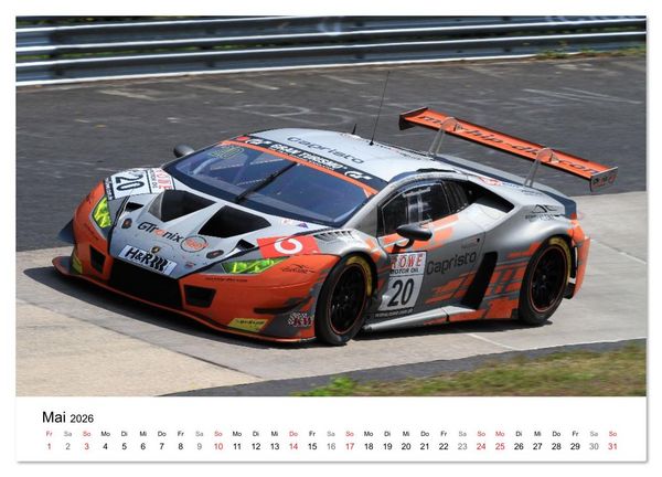 Produktbild: Motorsport aus Sant&rsquo;Agata (Wandkalender 2026 DIN A2 quer), CALVENDO Monatskalender