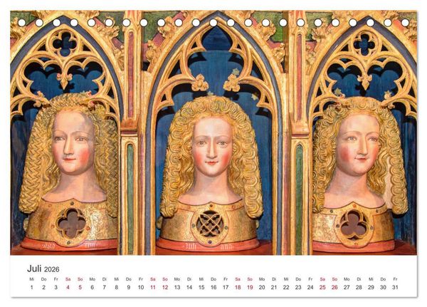 Produktbild: Abtei Marienstatt (Tischkalender 2026 DIN A5 quer), CALVENDO Monatskalender