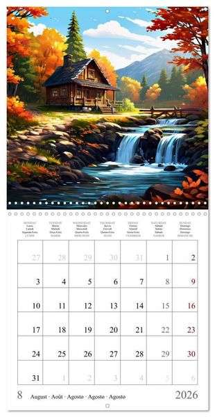 Produktbild: Bilkova, H: Magic Forest - Vacation (Wall Calendar 2026 12 &times;