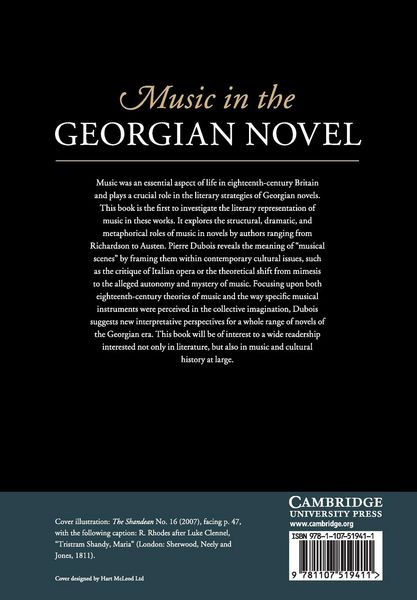 Produktbild: Music in the Georgian Novel