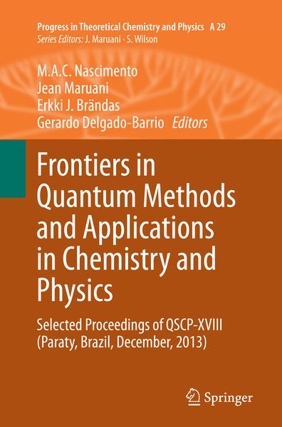 Produktbild: Frontiers in Quantum Methods and Applications in Chemistry and Physics