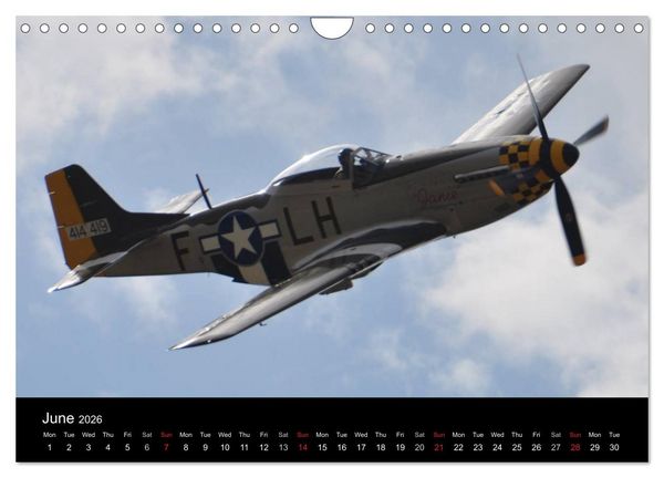 Produktbild: Military Aircraft (Wall Calendar 2026 DIN A4 landscape), CALVENDO 12 Month Wall Calendar