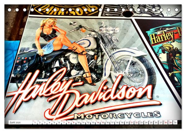 Produktbild: Harley-Davidson - Eine Kultmarke in Kuba (Tischkalender 2025 DIN A5 quer), CALVENDO Monatskalender